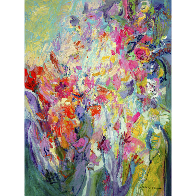 Taskia Bold Flourish I by Dorothy Fagan - Wrapped Canvas Print, 91 cm H x 61 cm W