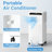 Erivess 10000 BTU Portable Air Conditioner, 3-in-1 Free Standing AC Unit with Cool, Dehumidifier & Fan Modes for Room up to 500 sq.ft, 2 Speeds with Remote Control, 24H Timer, Including Window Kit-124772389