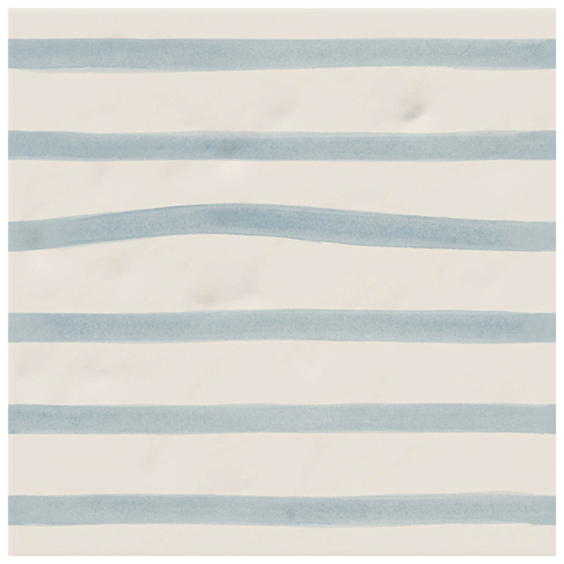 Berta 7-7/8 In. X 7-7/8 In. Ceramic Wall Tile, Olas