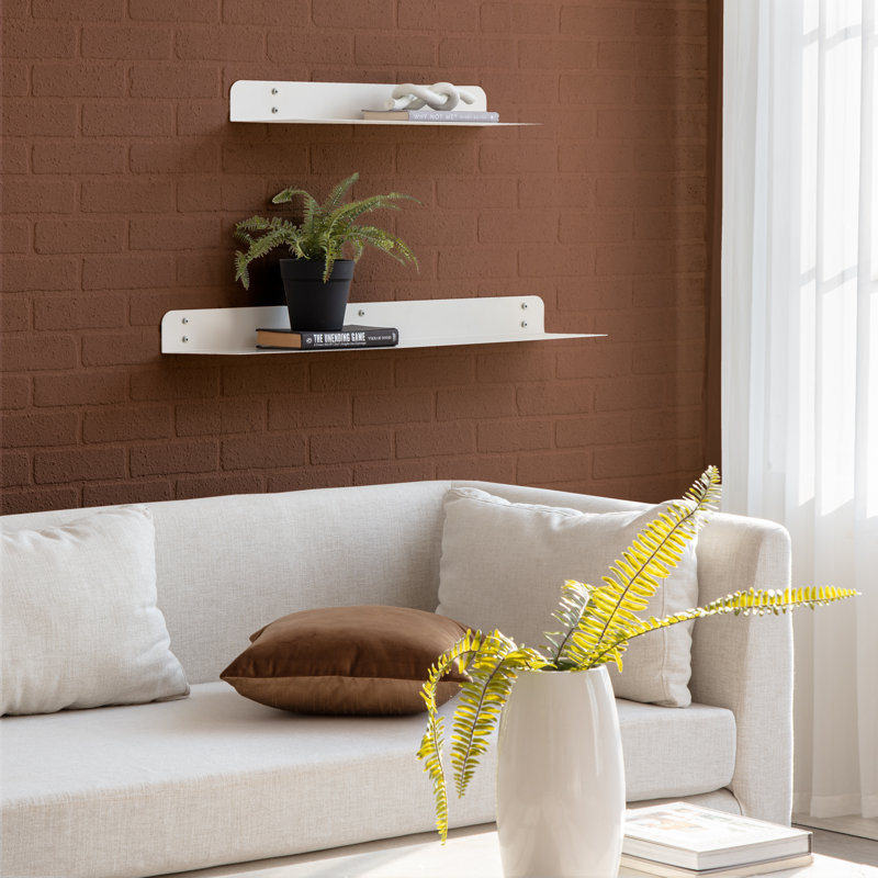 Tablette décorative 2 pièces, Blanc