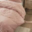 Ensemble de literie Cozy Floral, polyester rose, style chalet chic pour toutes les saisons