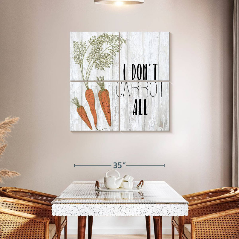 Tergel Witty Vegetables III, 38" H x 38" W