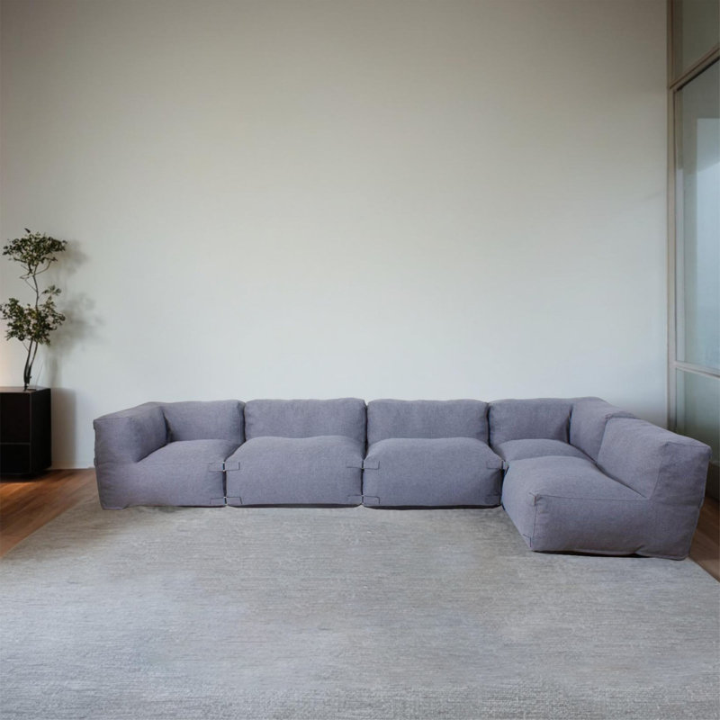 Canapé modulaire rembourré 7 pièces Muemil