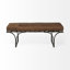 Banc en cuir véritable Magnolia-1533661322