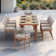 Rectangular 8 - Person Aluminum Dining Set with Cushions