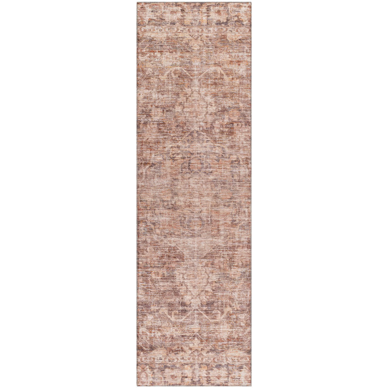 Premium Machine Washable Lubbers AMF1744 Global Rug, Runner 2'3" x 7'6"