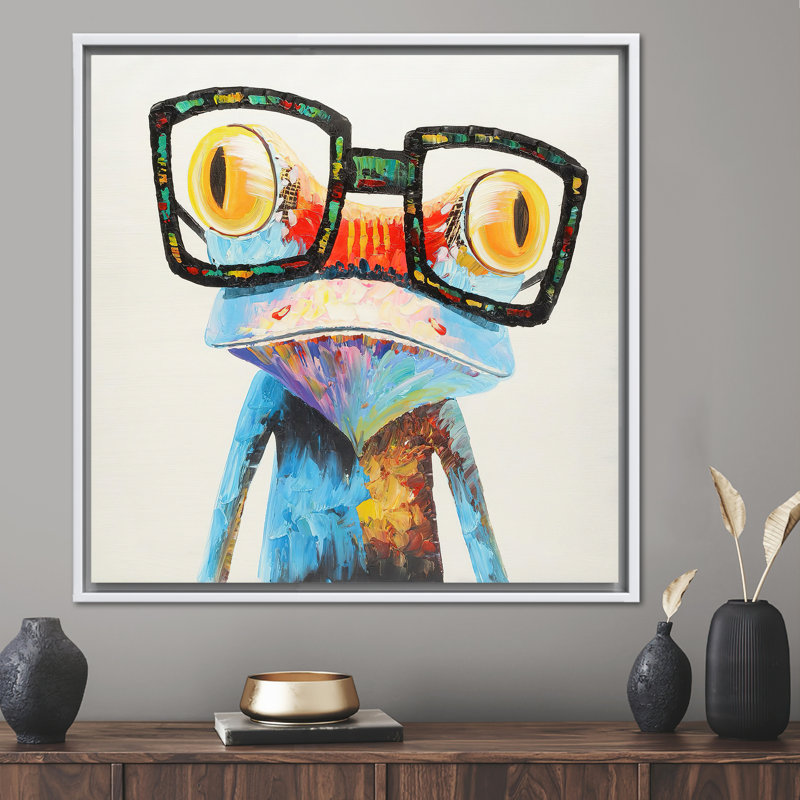 Print on Canvas, White Floater Framed, 70 cm H x 70 cm W