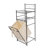 3-Tier Storage Basket Rack With Removable Bag