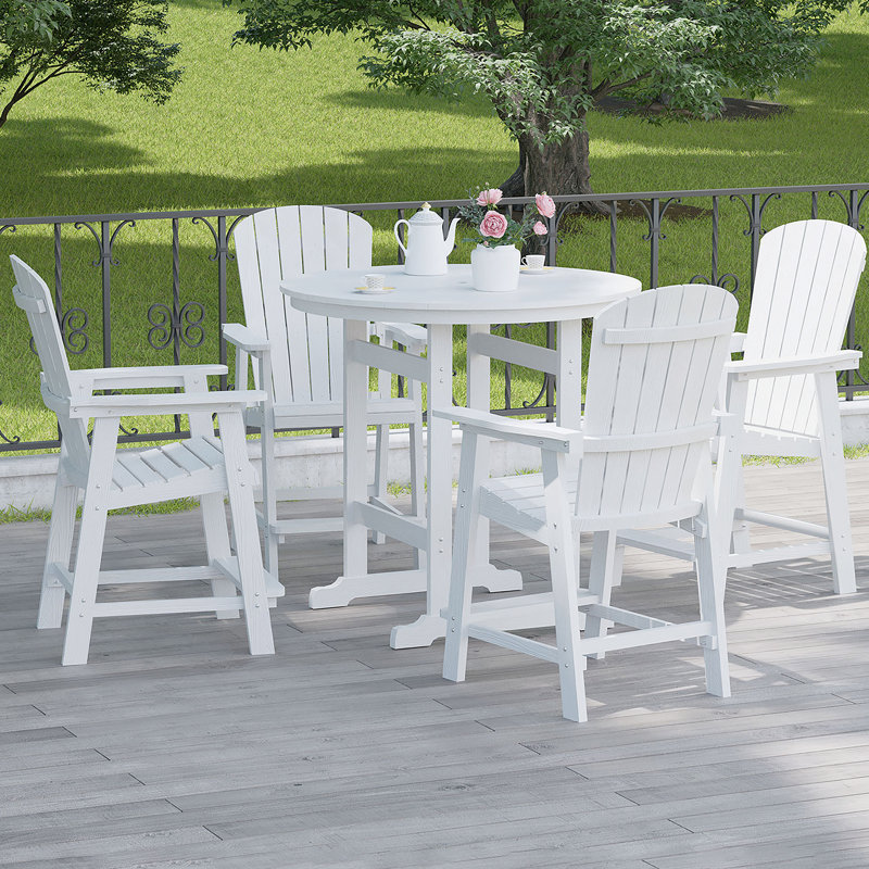 Chaise de bar avec accoudoirs, ensemble de 2 chaises de patio