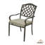 Chaises de bistro de terrasse avec coussin Turbeville