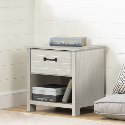 Cubby 1 Drawer Nightstand by Harriet Bee