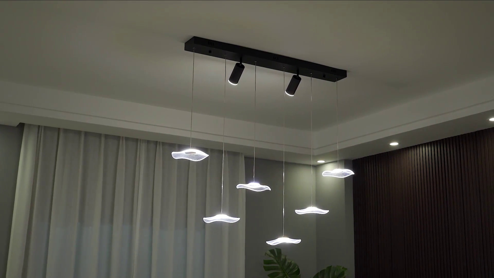 Orren Ellis Ploch Modern Pendant Light, Dimmable Led Chandelier