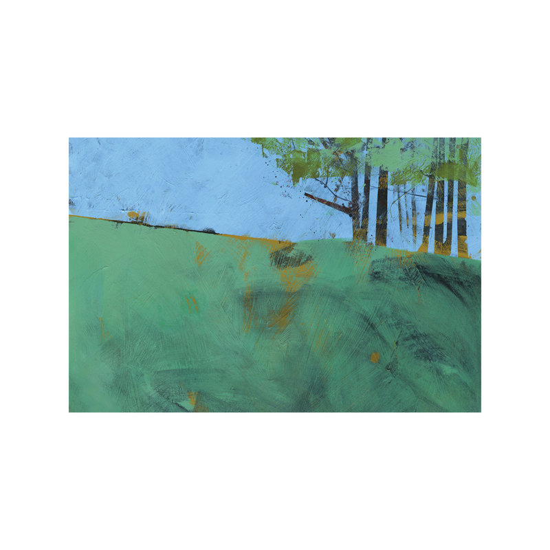« token trees three » par paul bailey-reproduction d’art, H 32 po x l 48 po x P 1,5 po, Toile tendue