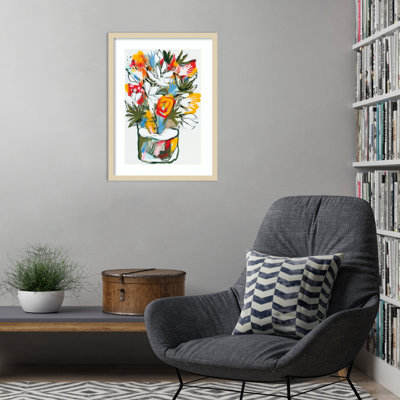Always Fun by A. Fitzsimmons Wood Framed Wall Art Print