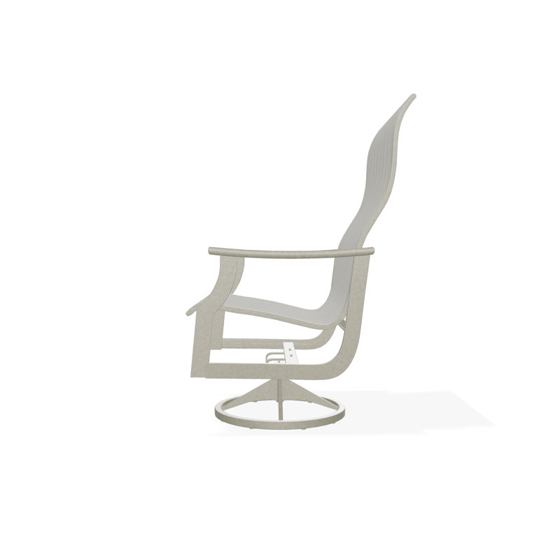 St. Catherine Polymer Outdoor Lounge Chair, Storm, Burke