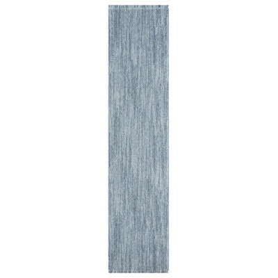 Textured Fringed Area Rug