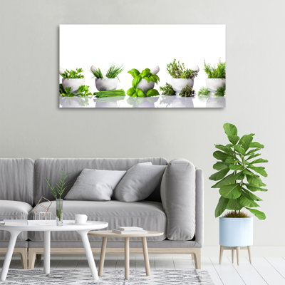 Herbs - Wrapped Canvas Print