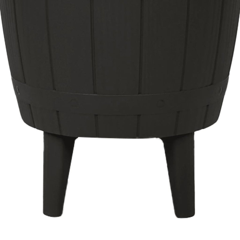 Oliveros Union Rustic 37L Ice Chest, Black/White