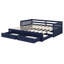 Lit de jour avec couchette coulissante et structure extensible pour une chambre d'amis moderne-1358025779