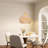 Calpella -Natural and White Rattan Light Pendant-2029848953