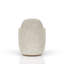 Fauteuil demi-tonneau pivotant cacao et ivoire