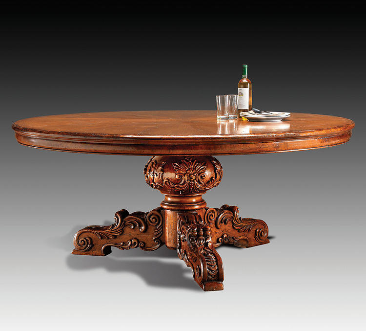 Table de salle à manger en bois massif