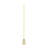 Aspen Creative 20507-21, 12" Clear With Yellow Line Glass Knob With Pull Chain In Copper