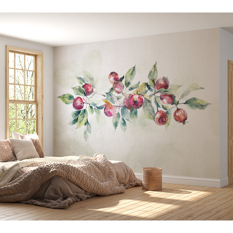 Murale pelez et collez Cimone, Crème, L 57 po x L 41 po