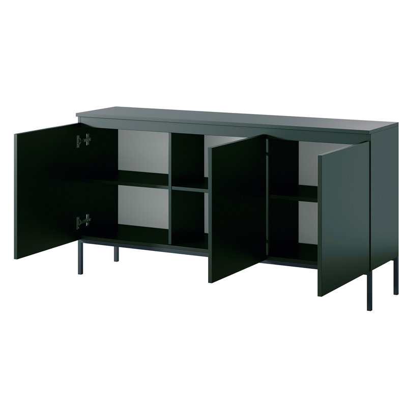 Auburntown 150cm Wide Sideboard, Dark Green 