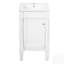 Armoire de salle de bain de style français avec rangement, lavabo en céramique, tablette réglable, charnières à fermeture douce pour les petits espaces-562050474