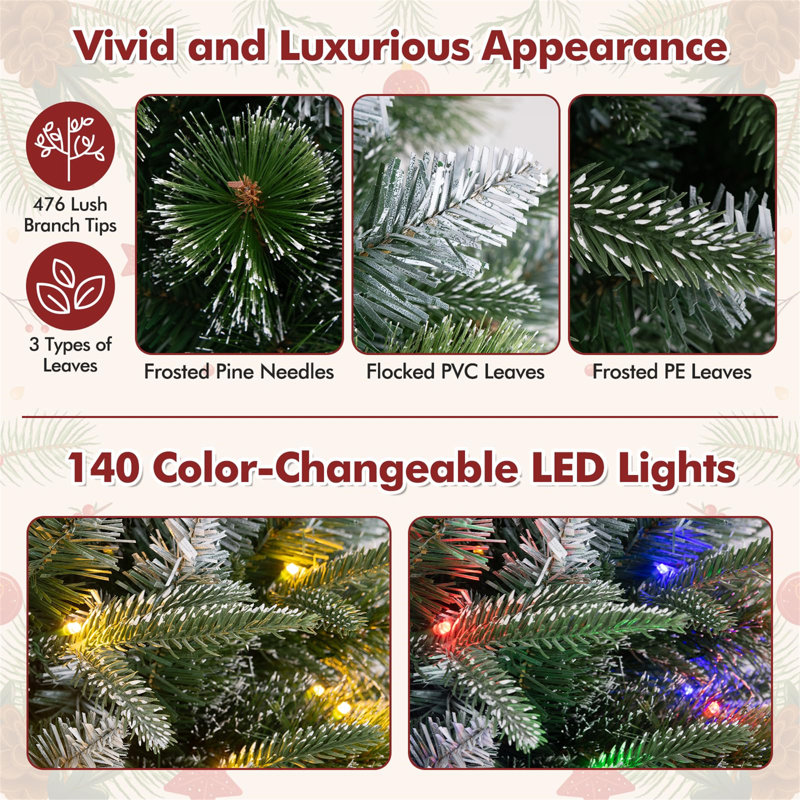 Lighted Artificial Christmas Tree