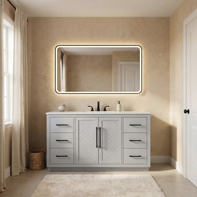 Meuble-lavabo simple 60 po