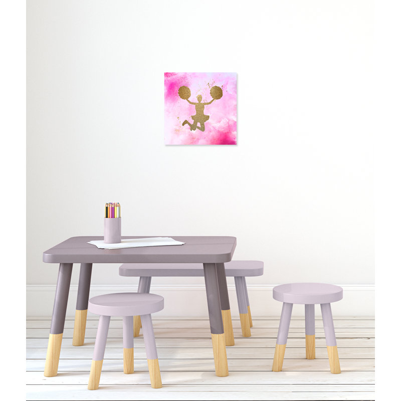 Cheer Sports, 16" H x 16" W x 1.5" D, Canvas