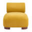 Chaise d'appoint moderne en polyester brun pour le salon - Animaux de compagnie-129588698