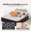 Matelas gonflable 15 po avec tête de lit et pompe à air Rohrersville-712306767