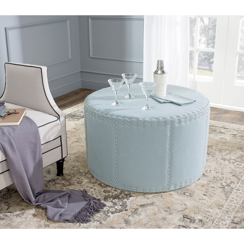 Pouf, Bleu ciel