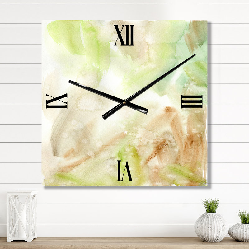 Horloge murale pastel, Moyen
