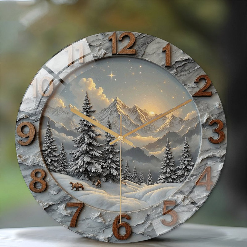  Horloge murale décorative 12 po