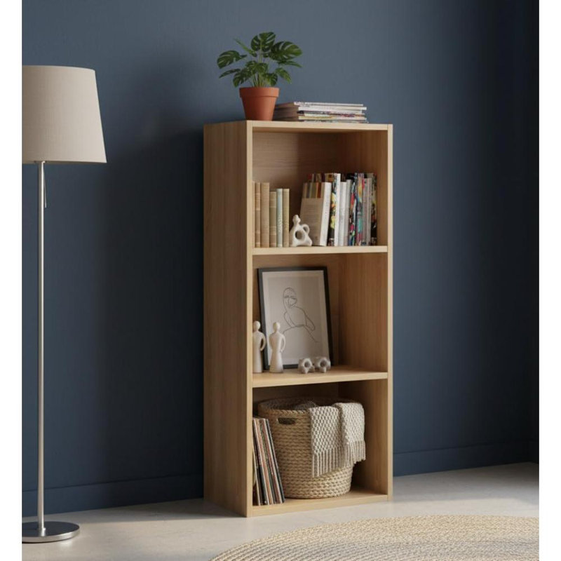 Shelving Unit, 80cm H x 30.5cm W x 24cm D, Natural