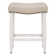 Ileana Upholstered Counter Stool with Solid Wood Frame