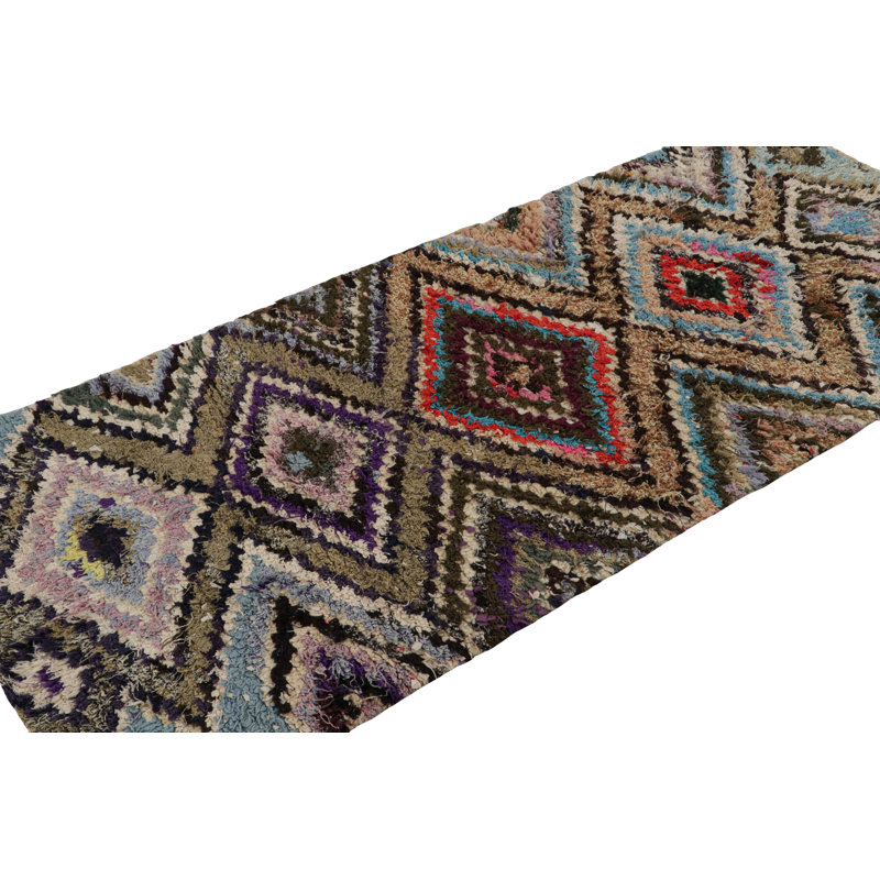 Wool Argyle Area Rug