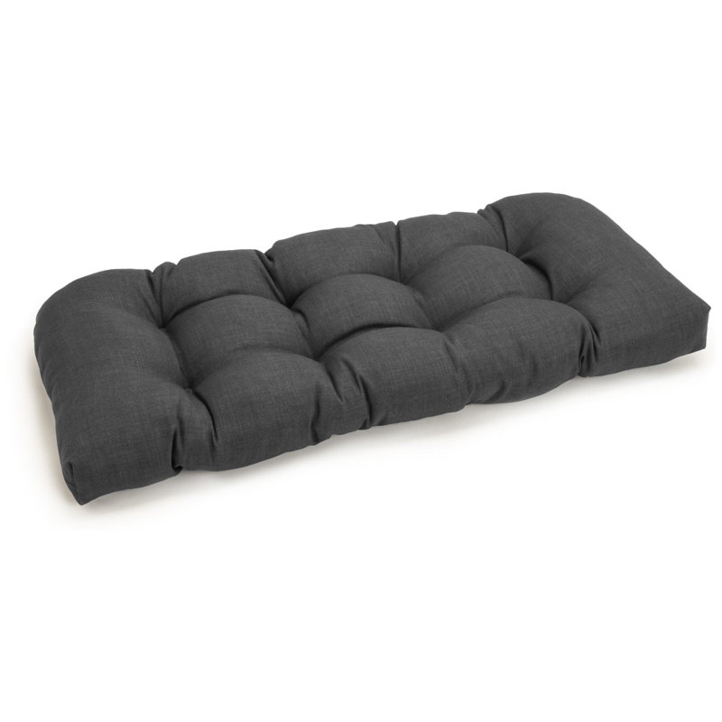Coussin de banc d'intérieur/d'extérieur, Gris
