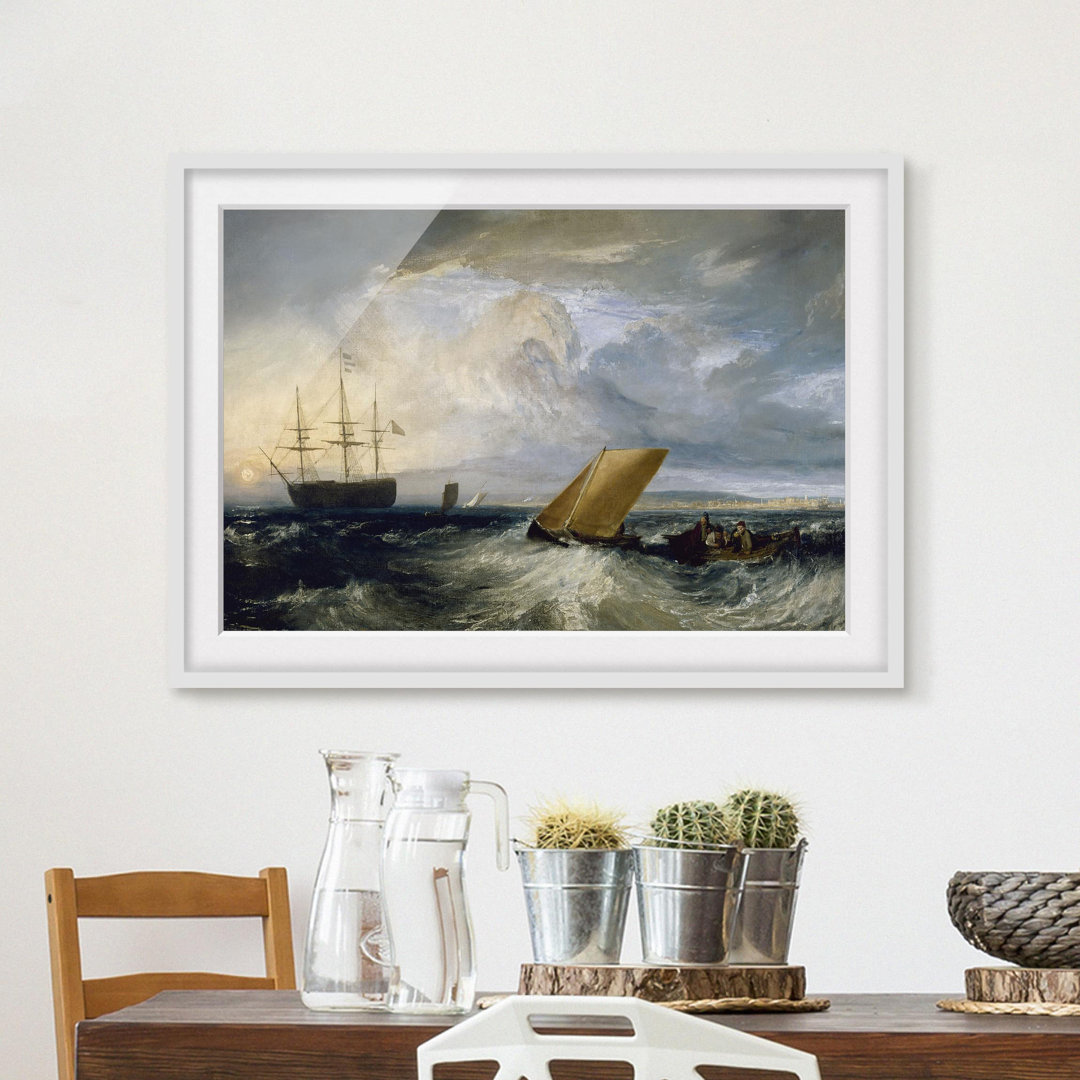 Gerahmtes Poster Sheer von William Turner