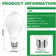 Equivalent E26/Medium (Standard) LED Bulb