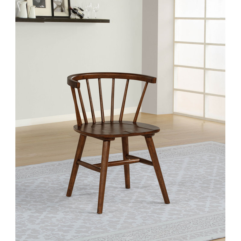 Chaise d'appoint Wyndid (ensemble de 2), Noyer