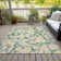 Altair Washable Floral Indoor / Outdoor Rug