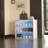 Glass Door Shoe Box Shoe Storage Cabinet  With RGB Led Light
