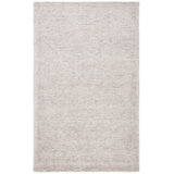 Protaras Hand Tufted Viscose/Wool Solid Color Rug in Gray