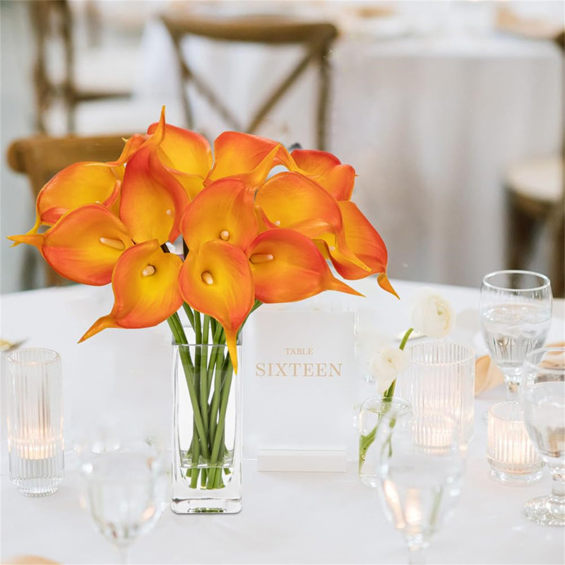 Arrangement in Vase, Orange