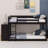 Twin Over Twin Bunk Bed With Drawers And Shelves-1395446683